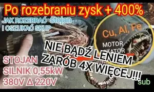Jak rozebrać silnik elektryczny z miedzi - krok po kroku bez błędów