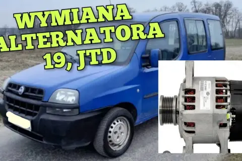 Jak wyjąć alternator Fiat Doblo 1.9 JTD - proste kroki i porady