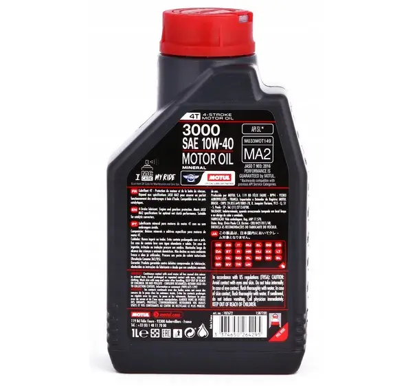 Motul 10W40 benzyną – idealny olej do Twojego silnika benzynowego
