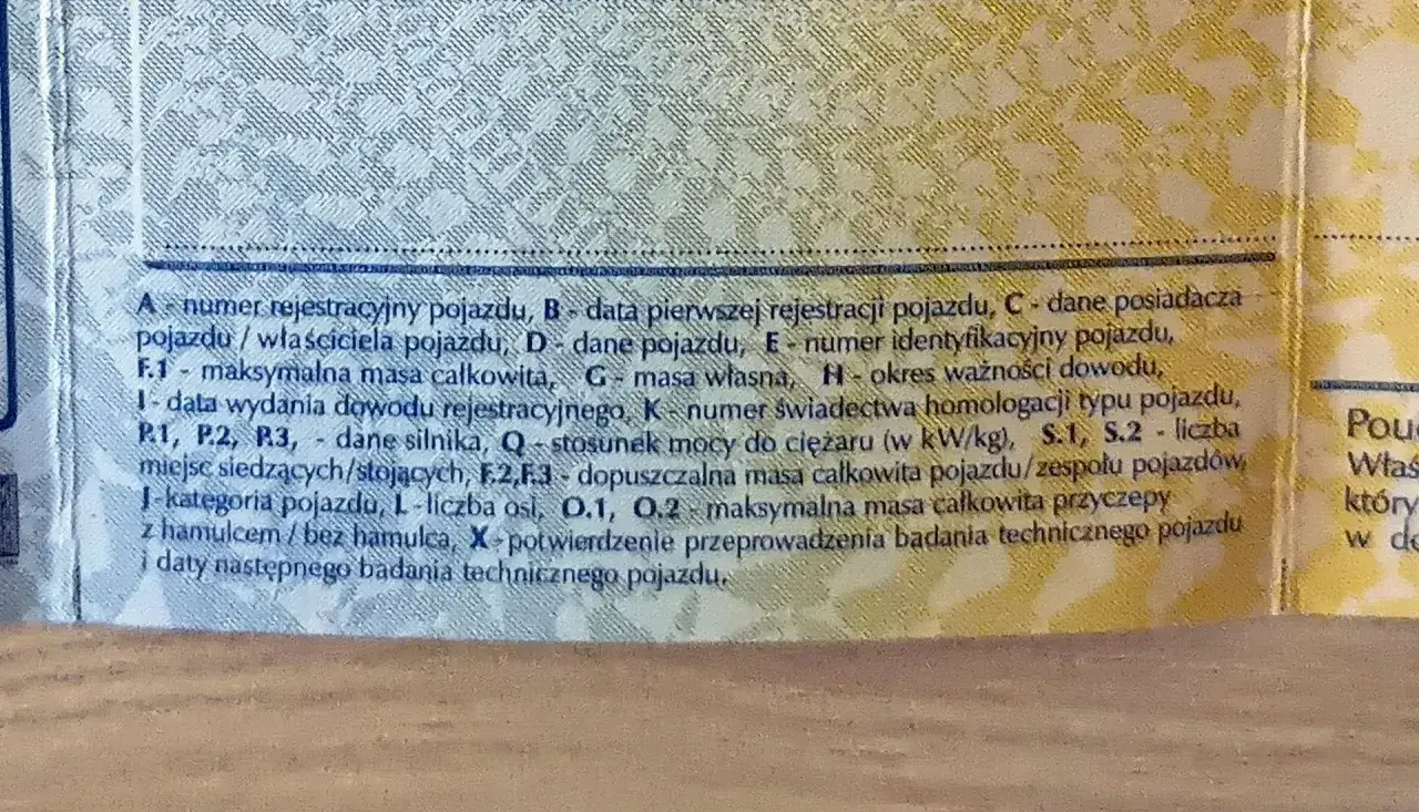 Zdjęcie Gdzie jest numer silnika w dowodzie rejestracyjnym? Oto co musisz wiedzieć