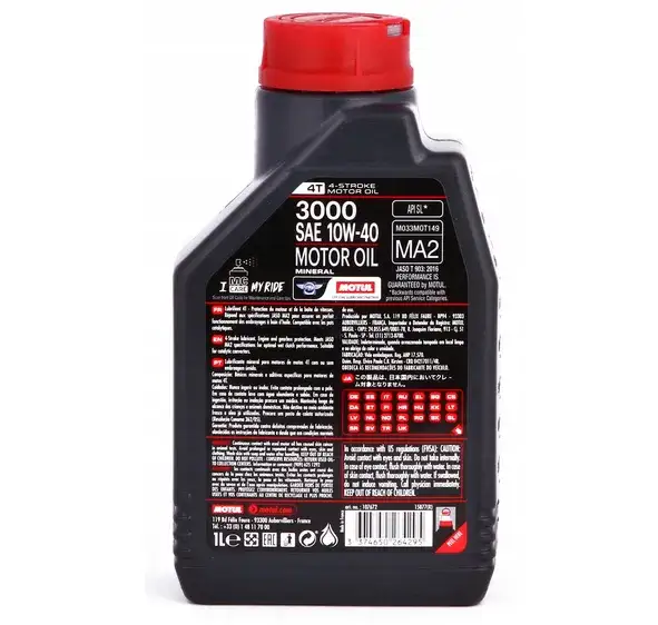Motul 10W40 benzyną – idealny olej do Twojego silnika benzynowego